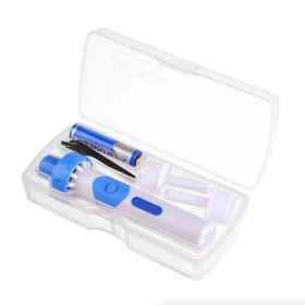 Safety Electric Cordless Vacuum Ear Cleaner Wax Remover Painless Cleaning Tool (Option: default)